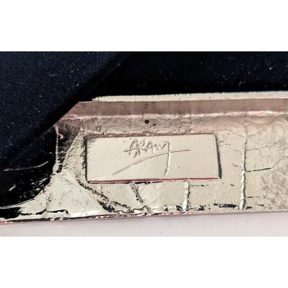 Michael Aram Designer Photo Frame Forest Leaf Cast Metal Silver Color 4 * 6 in - Picture 5 of 16